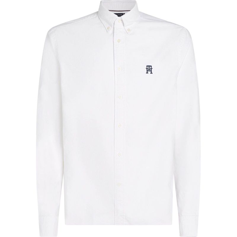 TOMMY HILFIGER - Camisa blanca oxford heritage de corte regular Tommy Hilfiger