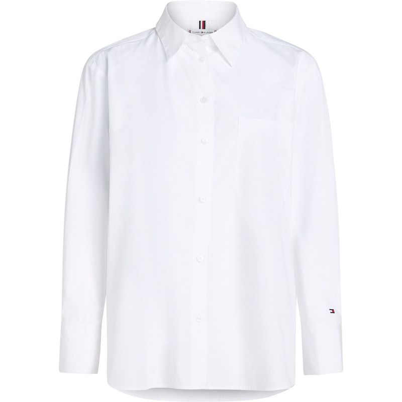 TOMMY HILFIGER - Camisa blanca essential poplin Tommy Hilfiger