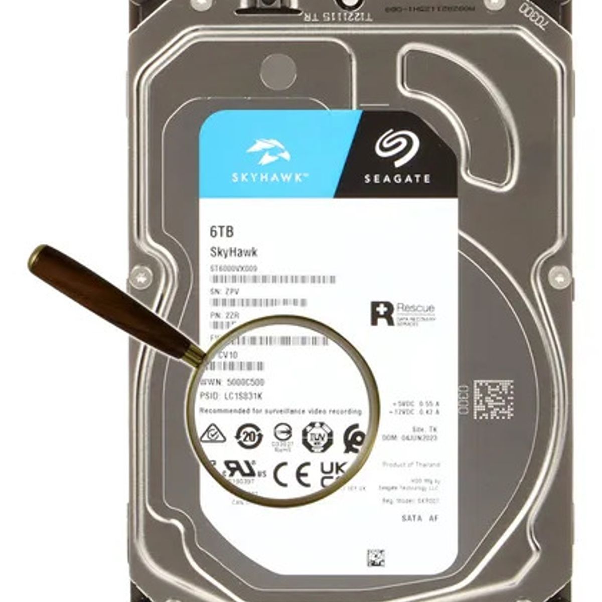 SEAGATE - ST6000VX009 -  Disco Duro Seagate Skyhawk 6tb Para Dvr/nvr