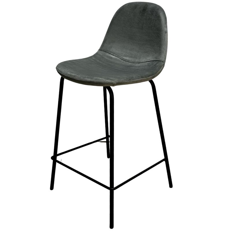 GENERICO - Silla estilo bar 60cm con asiento tapizado - BC001