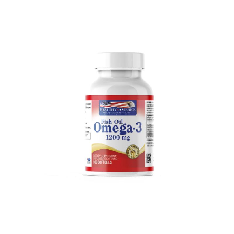 HEALTHY AMERICA - OMEGA 3 FISH OIL/ 1200 MG X 100 CAPSULAS BLANDAS