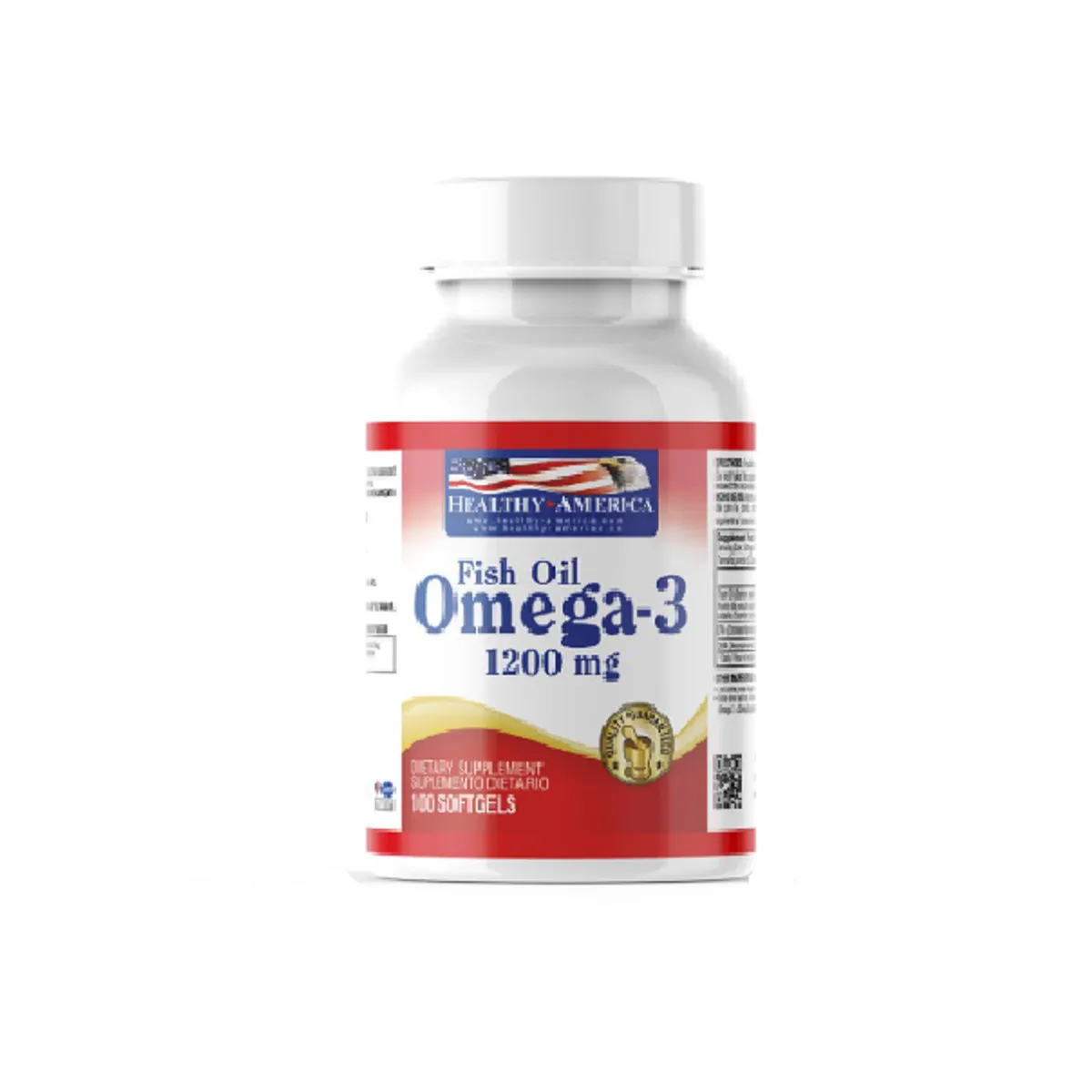 HEALTHY AMERICA - OMEGA 3 FISH OIL/ 1200 MG X 100 CAPSULAS BLANDAS