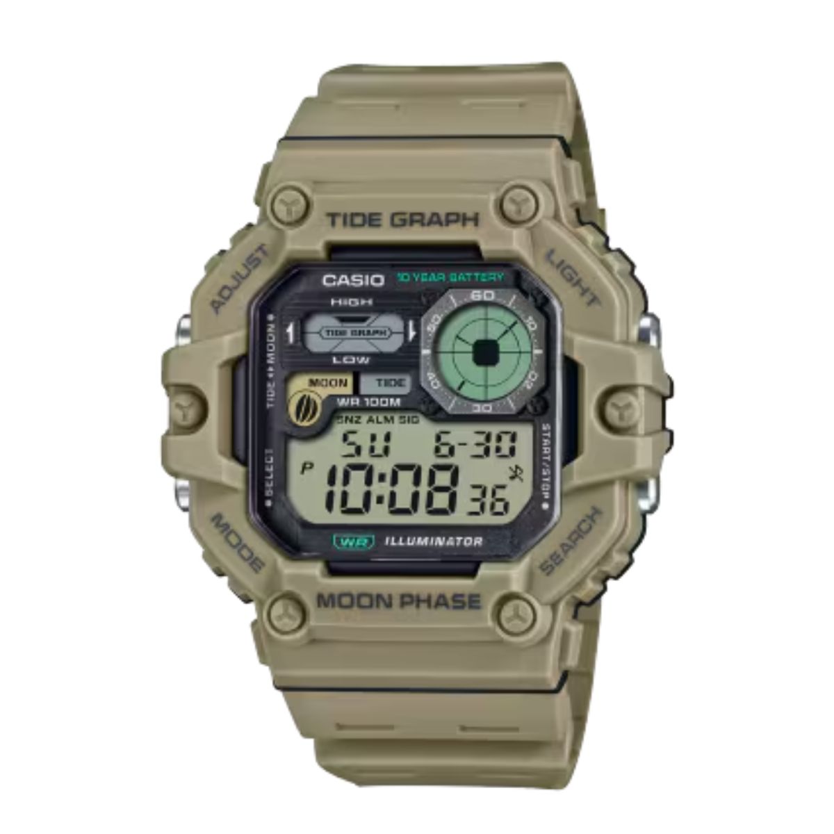 CASIO - Reloj Casio WS-1700H-5A Diseño Deportivo