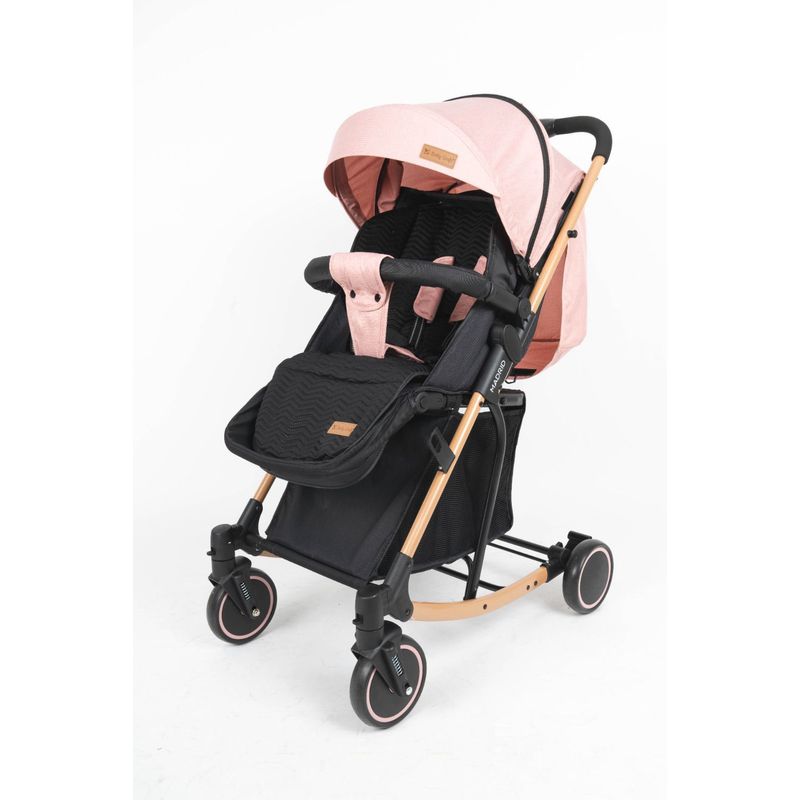 MAXIBABY - Coche Para Bebe Mecedora Maxibaby Capota Extraible  Rosa Negro