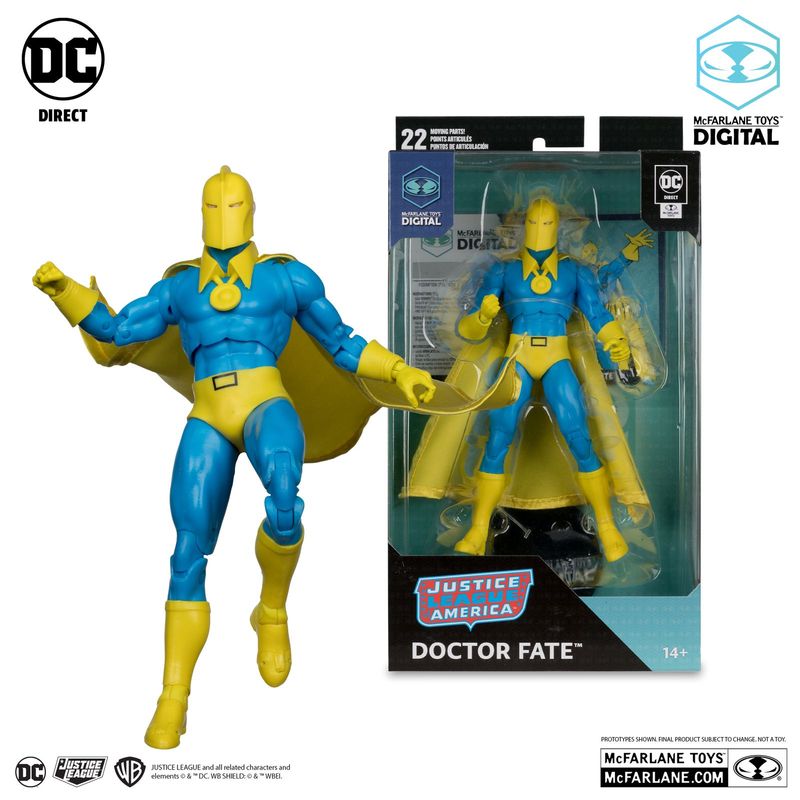 MC FARLANE - Dr Fate Figura de Acción Silver Age JLA DC Mcfarlane Toys