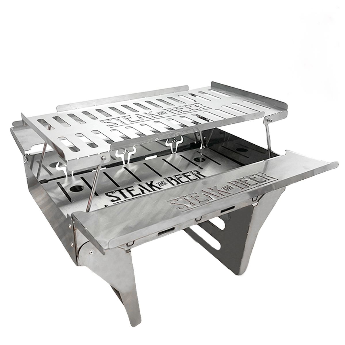 STEAK AND BEER - Parrilla Portatil Steak and Beer