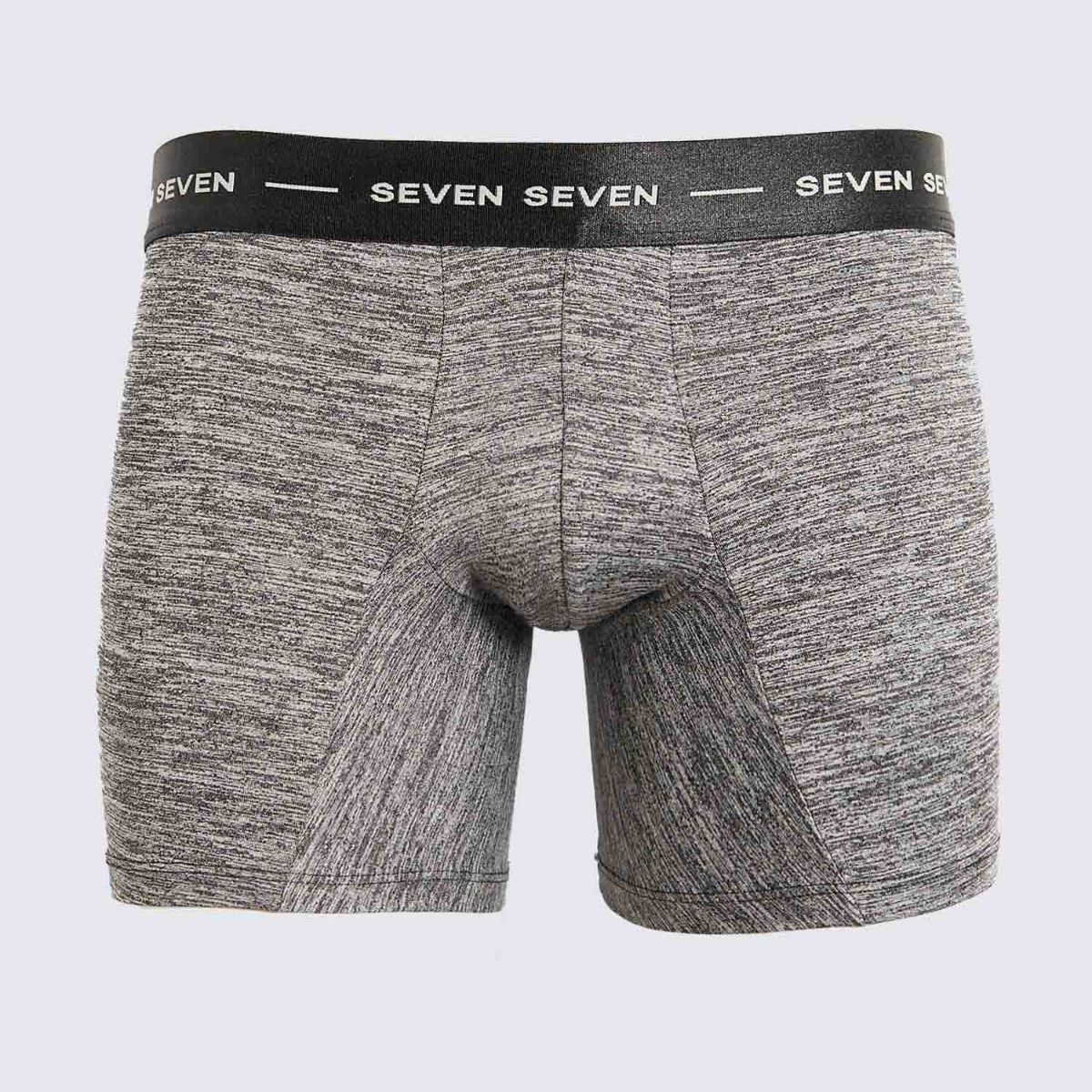 SEVEN SEVEN - Pack X 3 Bóxer Medio En Microfibra X3 Para Hombre Blanco Seven Seven