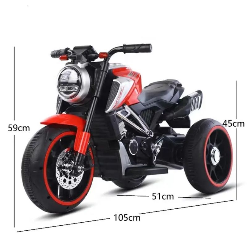 BABY BOOM - Moto electrica  bby 6v 2  Blanca