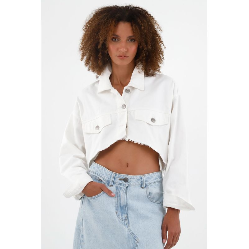 TENNIS - Chaqueta crudo tipo torero para mujer