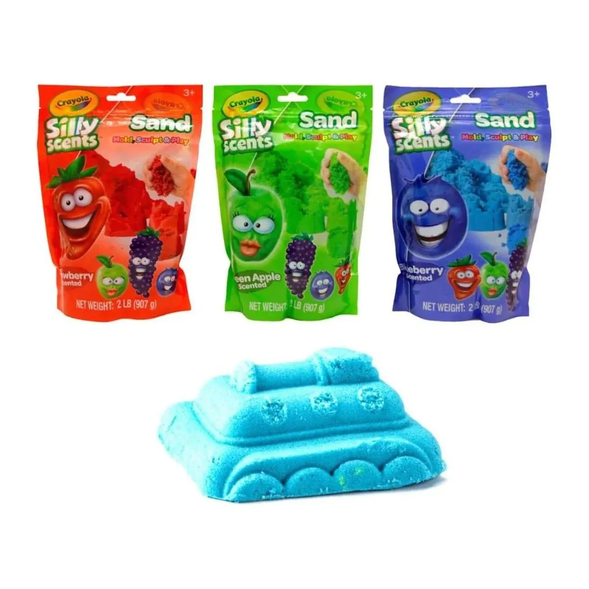 CRAYOLA - CRAYOLA ARENA MAGICA 4 BOLSAS DE 2LB DIFERENTE AROMAS