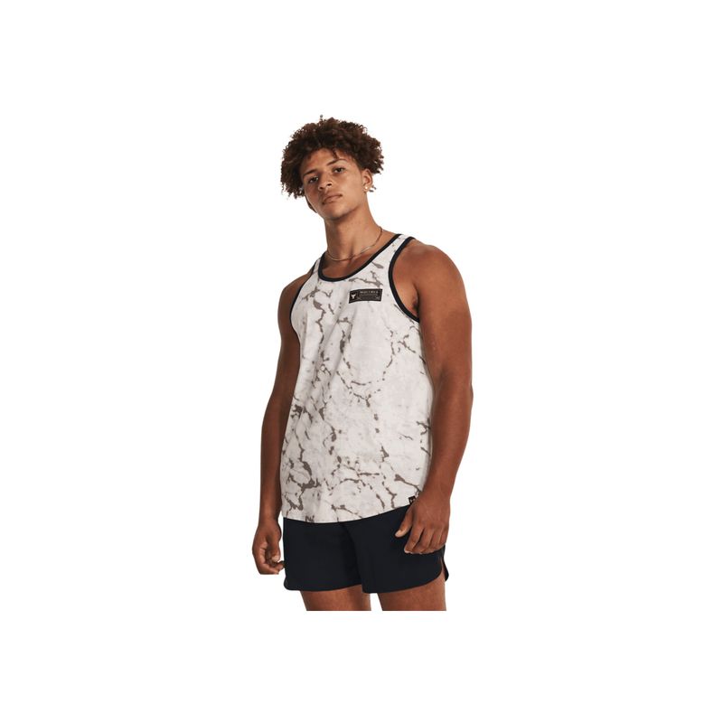 UNDER ARMOUR - Camiseta Hombre UNDER ARMOUR PJT RCK SCHL MSC TNK Verde UNDER ARMOUR.