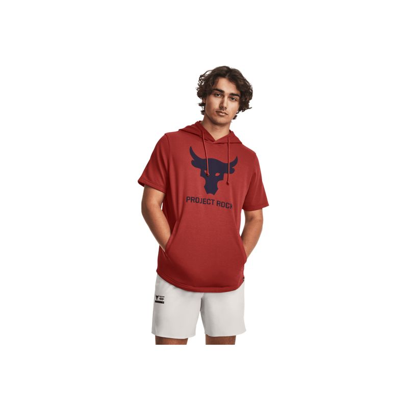 UNDER ARMOUR - Camiseta Hombre UNDER ARMOUR PJT ROCK TERRY SS HD Rojo UNDER ARMOUR.