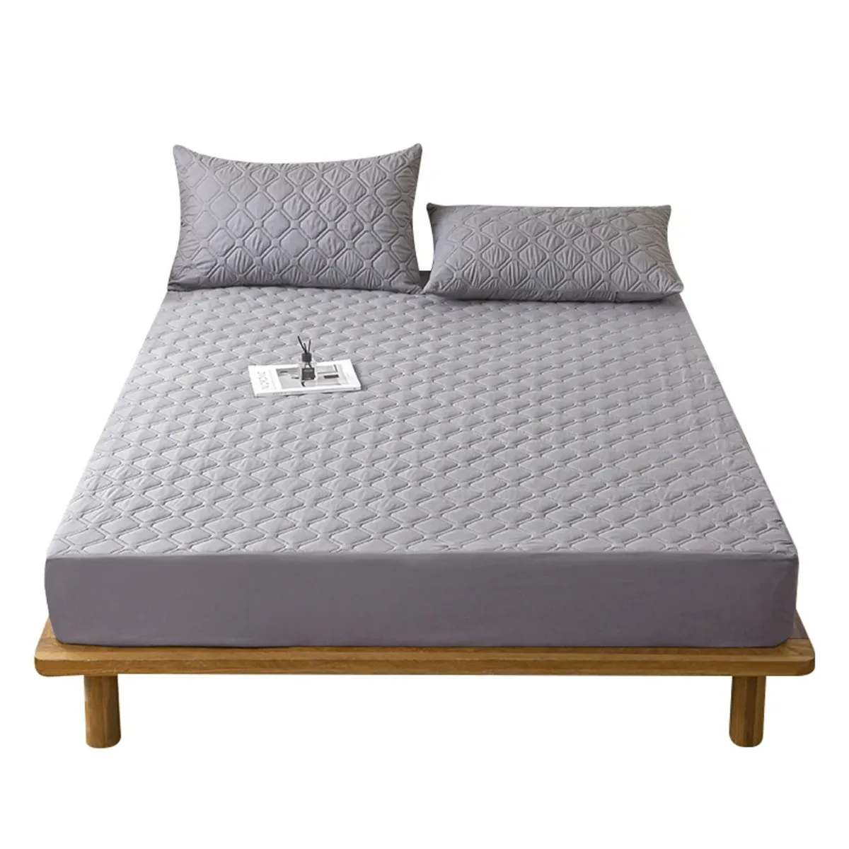 HARMONY HOME - Protector para Colchón Antifluido 120 Gris