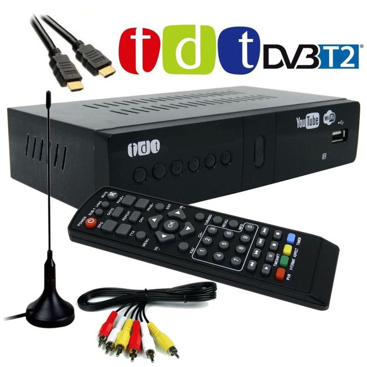 SKY - Decodificador TDT Original Televisión Digital HD DVB2