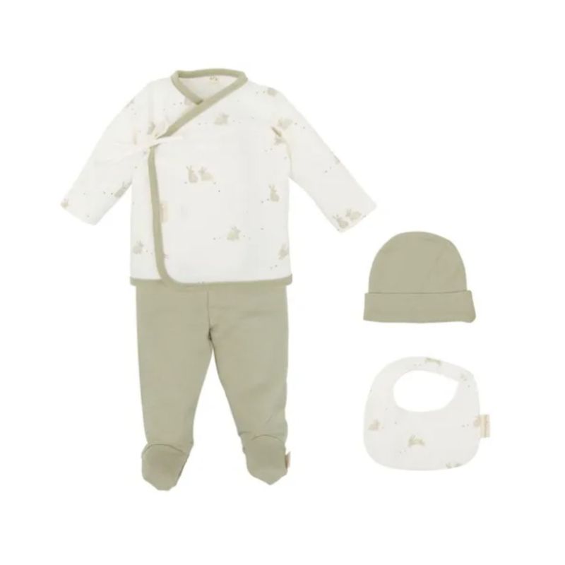 BIMBIDREAMS - Conjunto Recién Nacido 4 Piezas Bimbidreams – Suave y Ecológico