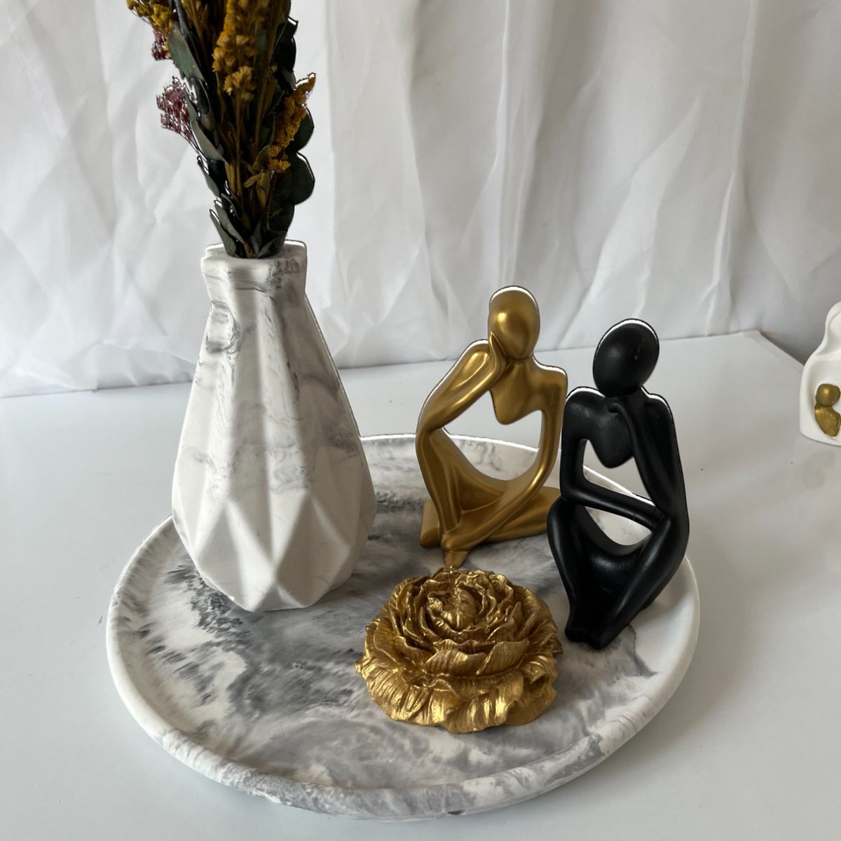 DECORACIONES ALE Y GABI - Centro de Mesa  Elegancia 6 piezas