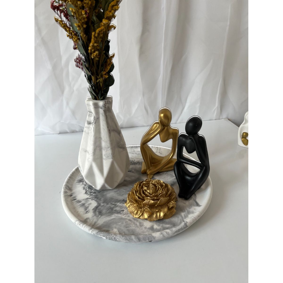 DECORACIONES ALE Y GABI - Centro de Mesa  Elegancia 6 piezas