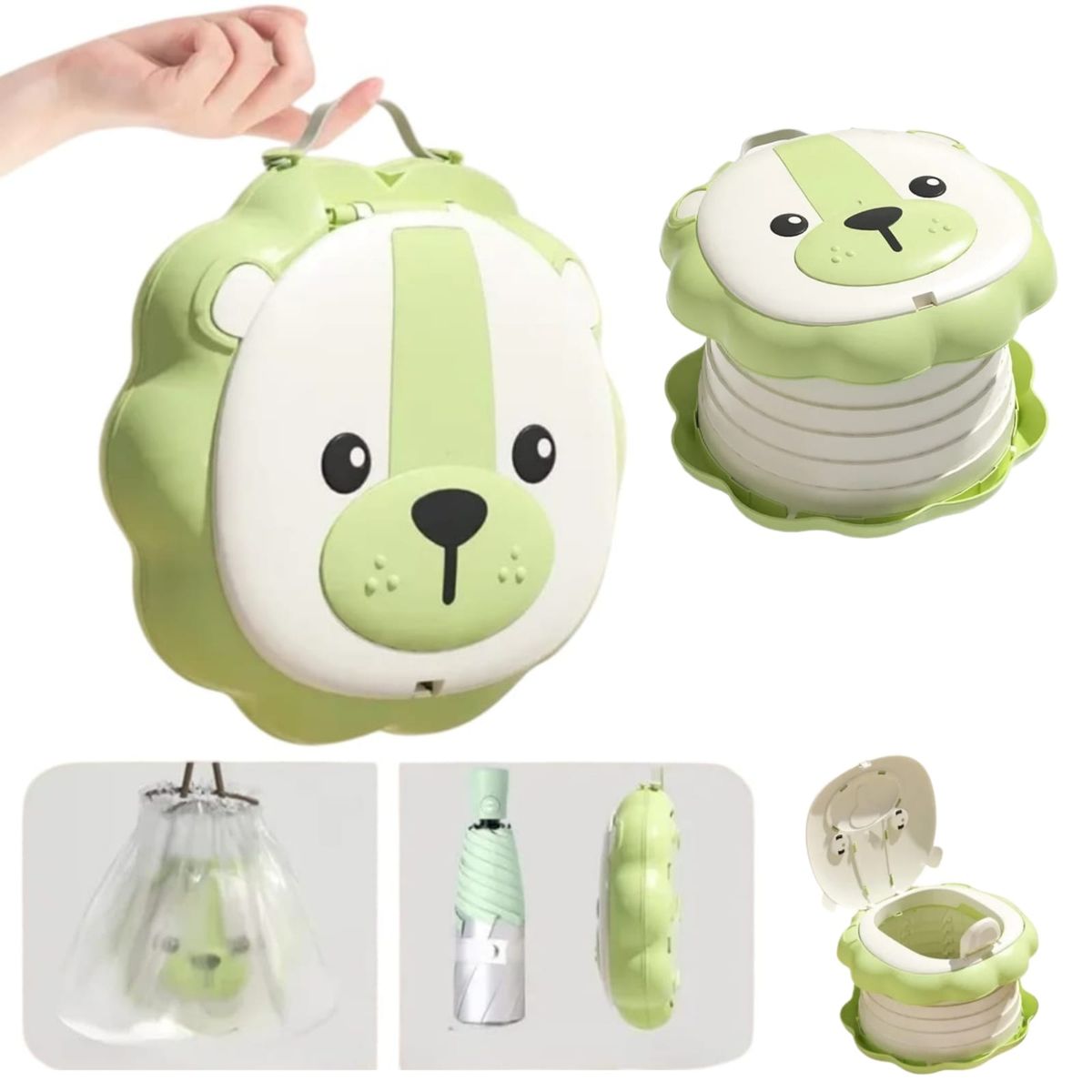 GENERICO - Vasenilla De Viaje Para Niños Portátil Y Plegable 1 - 8 Años