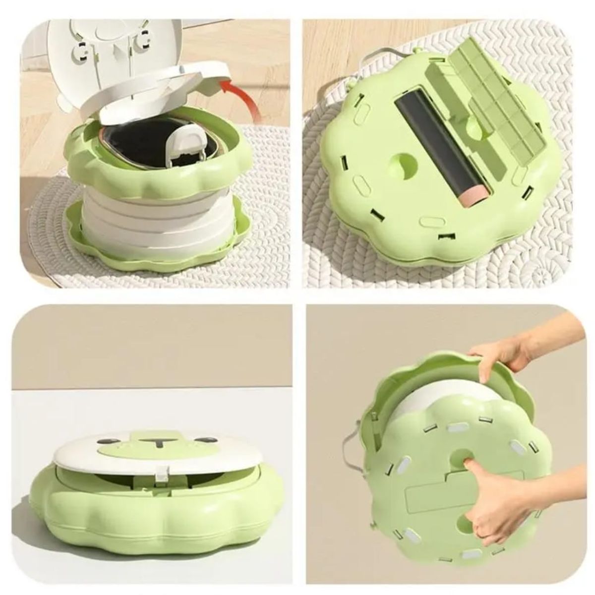 GENERICO - Vasenilla De Viaje Para Niños Portátil Y Plegable 1 - 8 Años