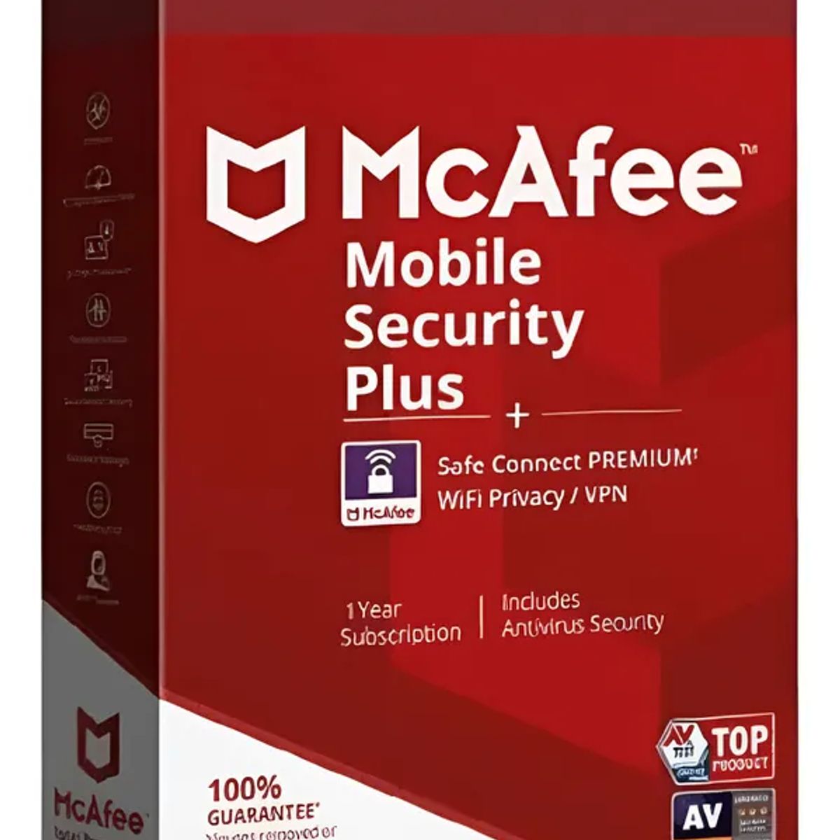 MCAFEE - Mcafee Mobile Security Plus Dispositivos Ilimitado VPN 1 Año