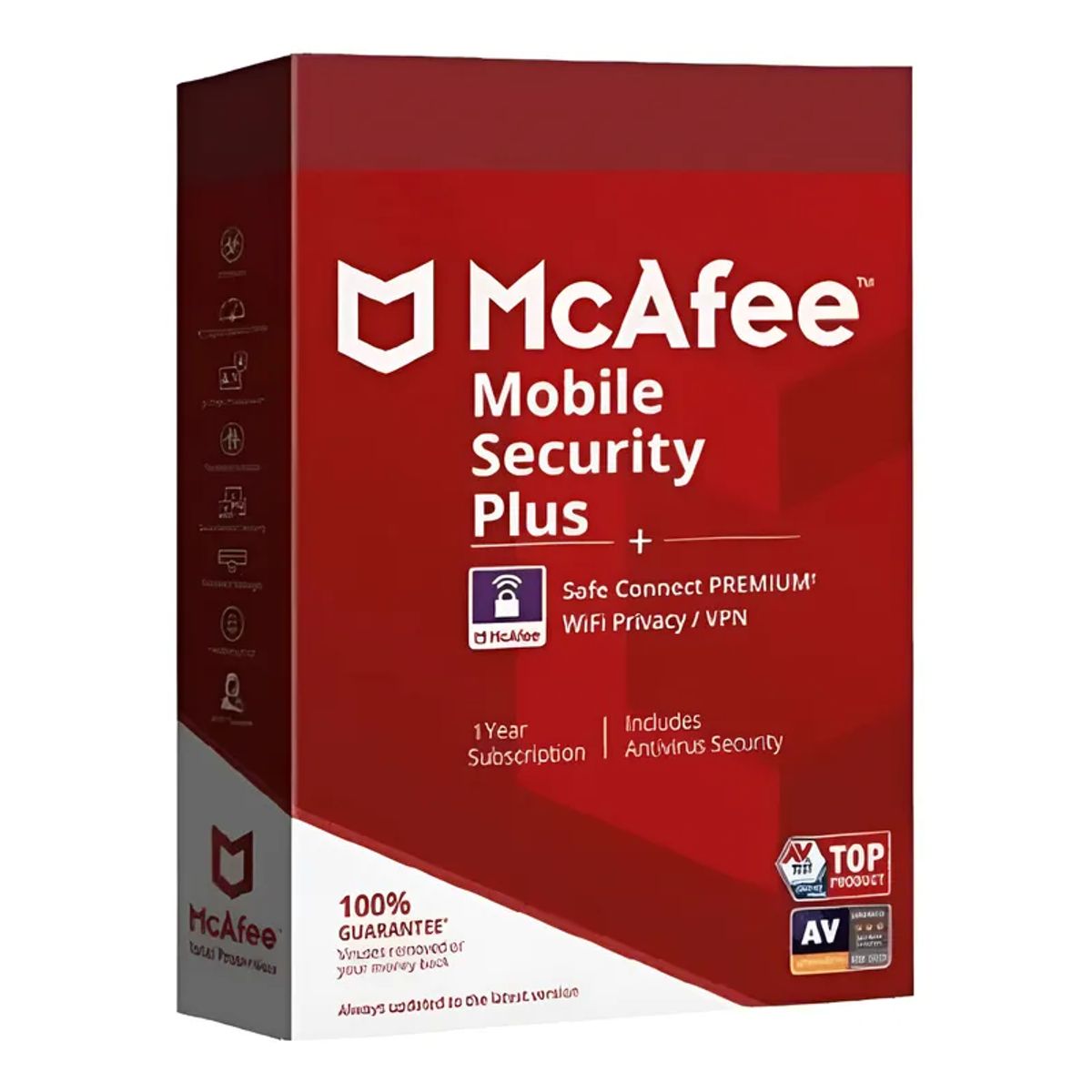 MCAFEE - Mcafee Mobile Security Plus Dispositivos Ilimitado VPN 1 Año