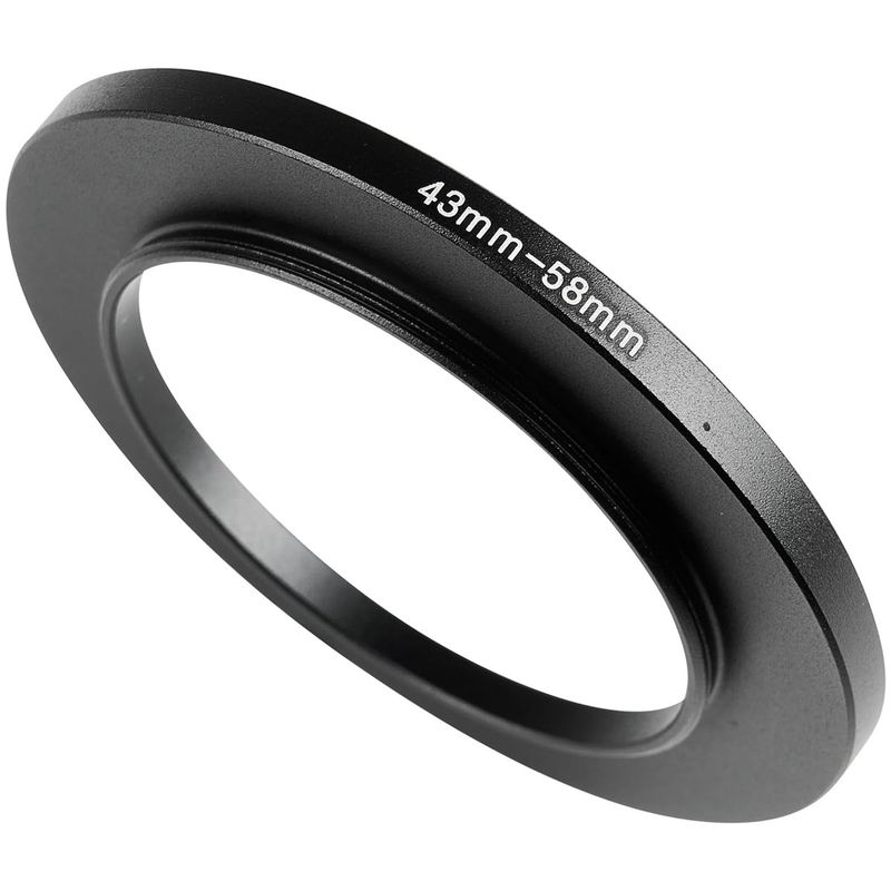 GENERICO - Anillo aro adaptador 43mm a 58mm step up