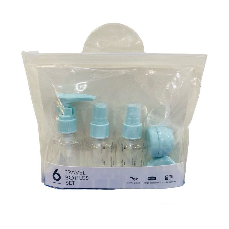 GENERICO - Kit X5 Envases Botellas Recargables Viajero 1710