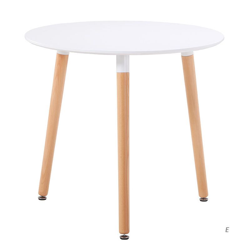 GENERICO - Mesa Redonda Eames 3 Patas Diseño Nórdico (80 cm) COLOR BLANCO