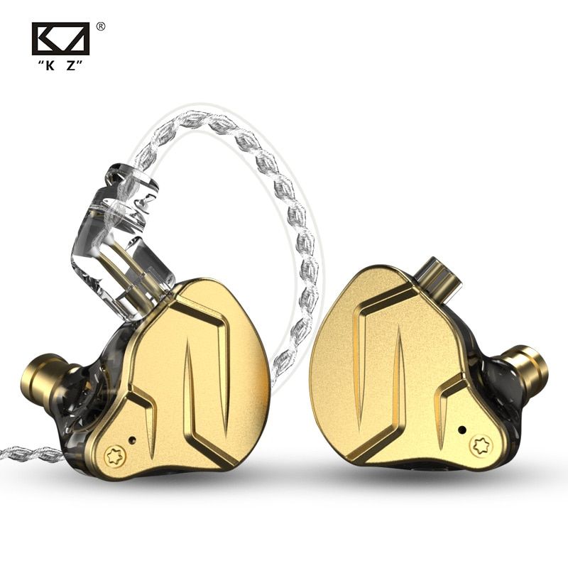 KZ - Audifonos In-ear KZ ZSN pro X color Gold sin microfono