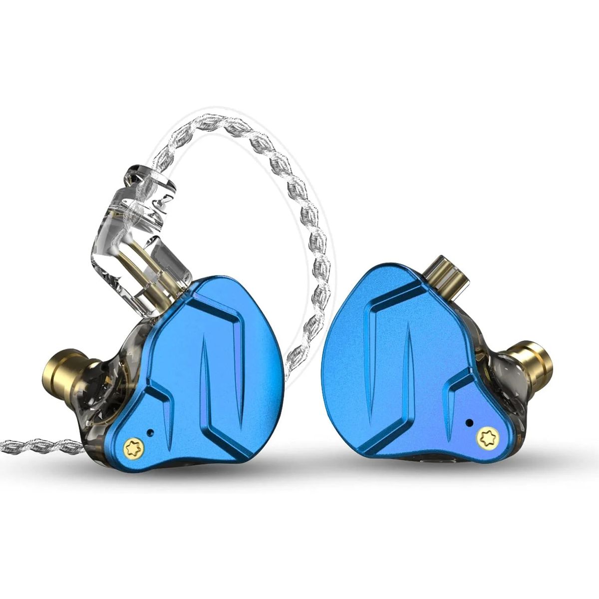 KZ - Audifonos In-ear KZ ZSN pro Golden Blue con microfono