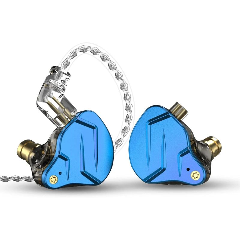 KZ - Audifonos In-ear KZ ZSN pro Golden Blue con microfono
