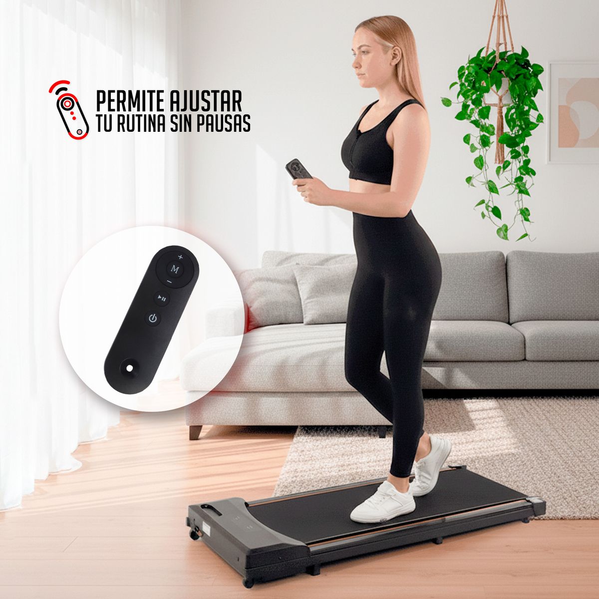 K6 - Caminadora Trotadora WalkingPad Electrica K6  Diseño Compacto y Portatil 2HP 110 kg