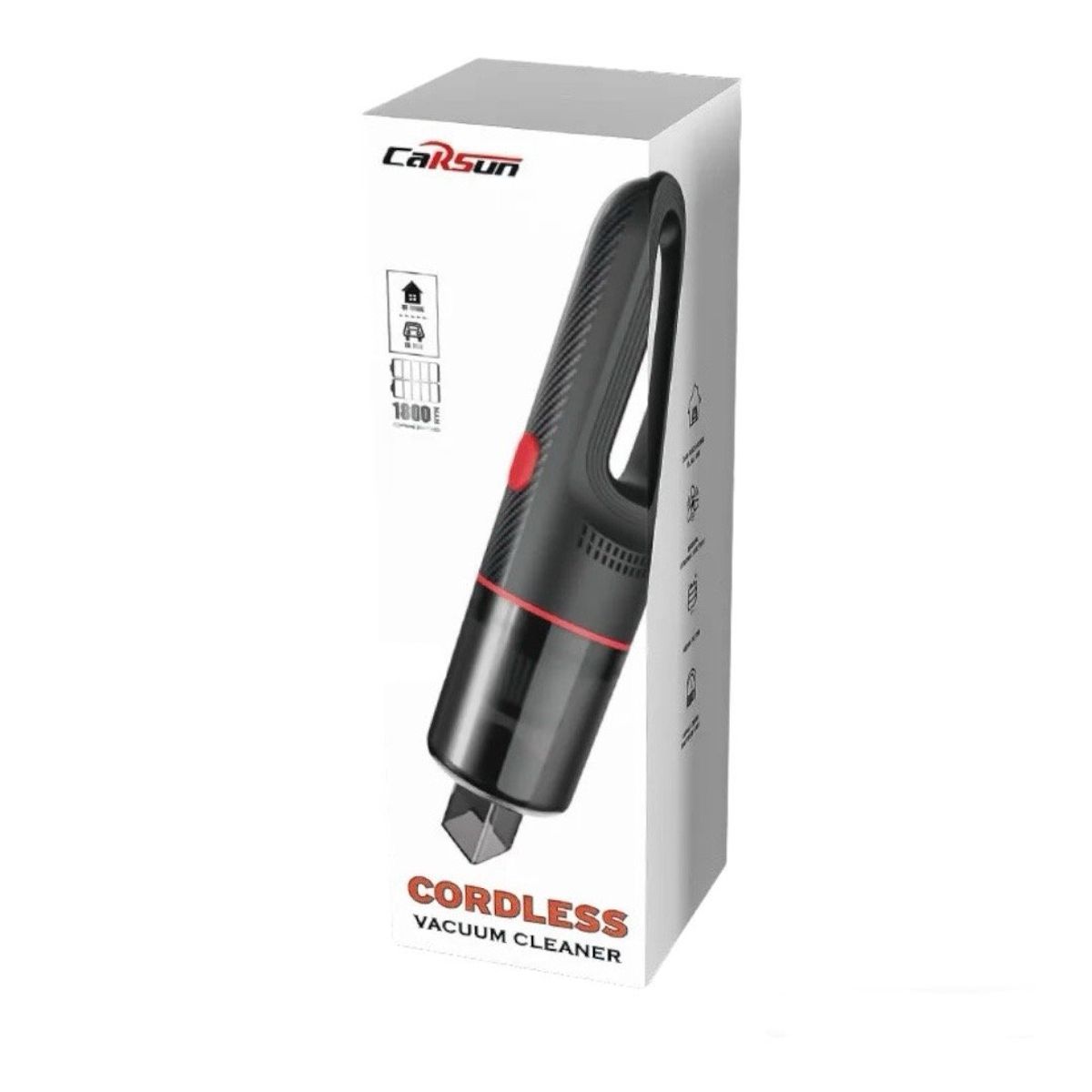 CARSUN - Aspiradora Recargable Inalámbrica 45w Carsun C3089-2