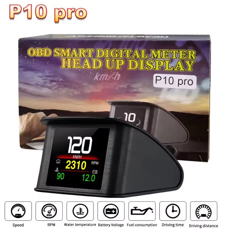 GENERICO - Monitor Obd2 Carro Scanner Temperatura Escaner Automotriz