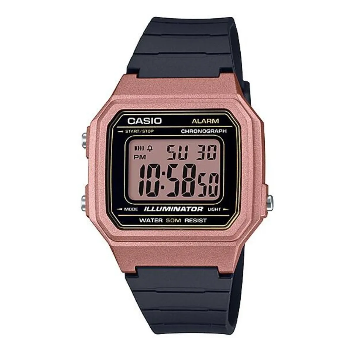 CASIO - Reloj Casio Modelo W-217HM-5A Diseño Deportivo