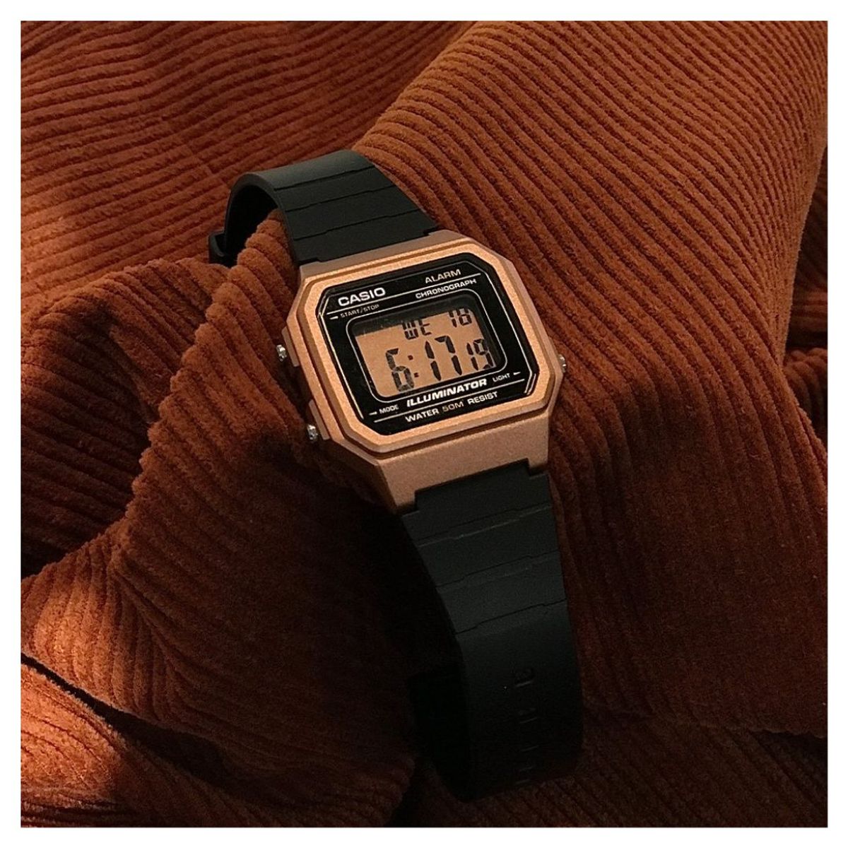 CASIO - Reloj Casio Modelo W-217HM-5A Diseño Deportivo