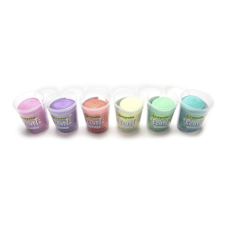 CRAYOLA - PACK DE 6 CRAYOLA PLASTILINA Y MASAS AROMATICA 5OZ  DE PERLAS