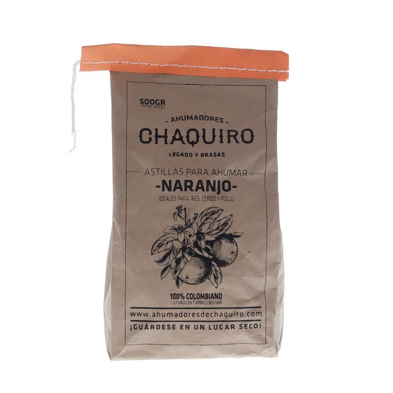 AHUMADORES CHAQUIRO - Astillas chaquiro naranjo 500 gr