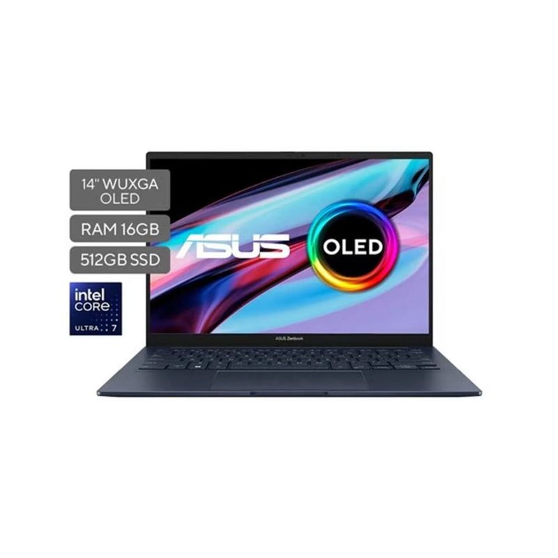 ASUS - Portatil ASUS Zenbook UX3405MA-PP1006 Intel Core Ultra 7 155H, SSD 512GB 16GB 14" OLED WQ