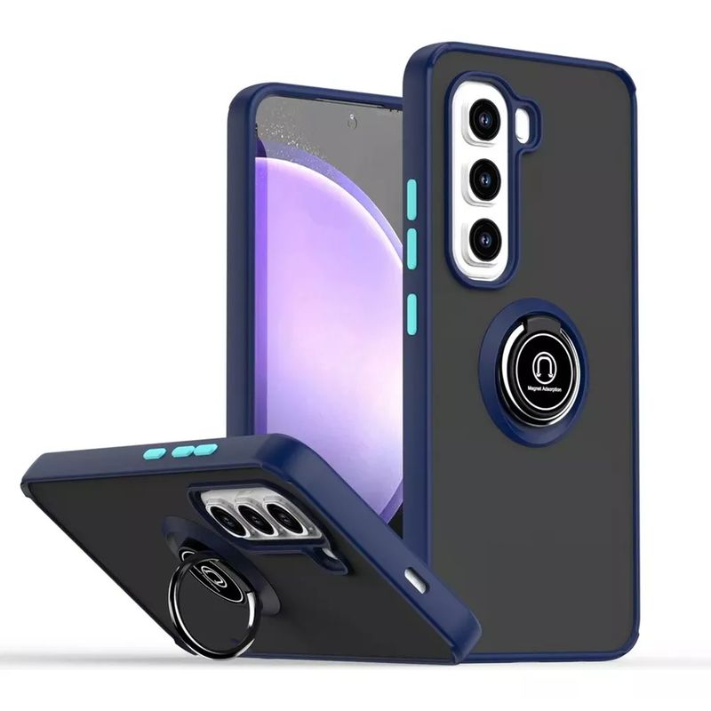 GENERICO - Funda Estuche Case Mate Compatible Infinix Hot 50 Pro Plus Azul