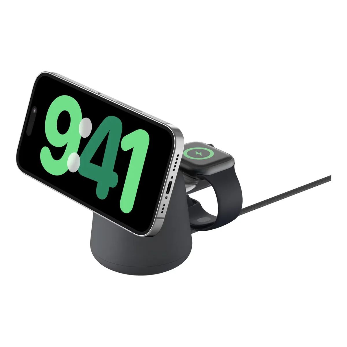 BELKIN - Cargador Belkin Base Magsafe 2 En 1 Inalámbrico