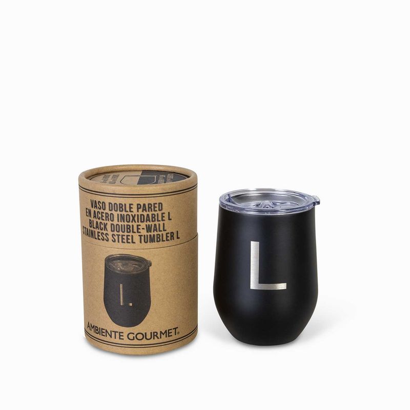 AMBIENTE GOURMET - Vaso doble pared en acero inox l
