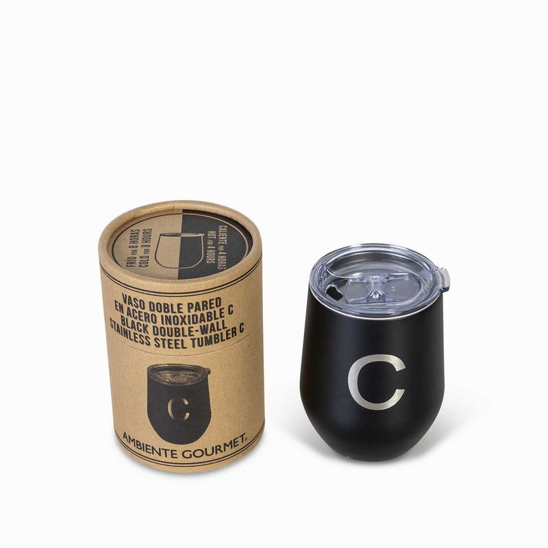 AMBIENTE GOURMET - Vaso doble pared en acero inox c