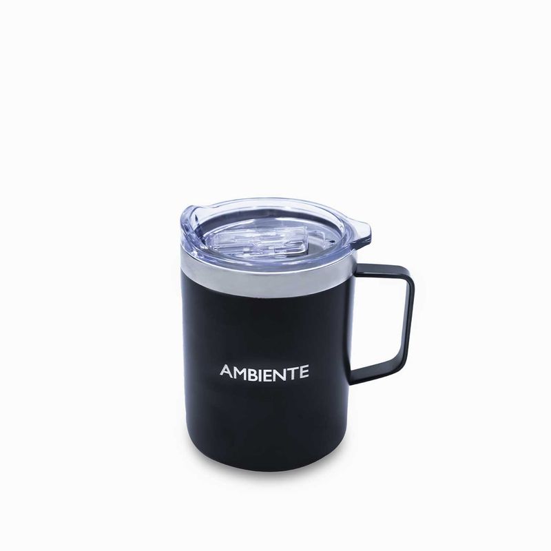 AMBIENTE GOURMET - Mug doble pared en acero slate Ambiente Gourmet