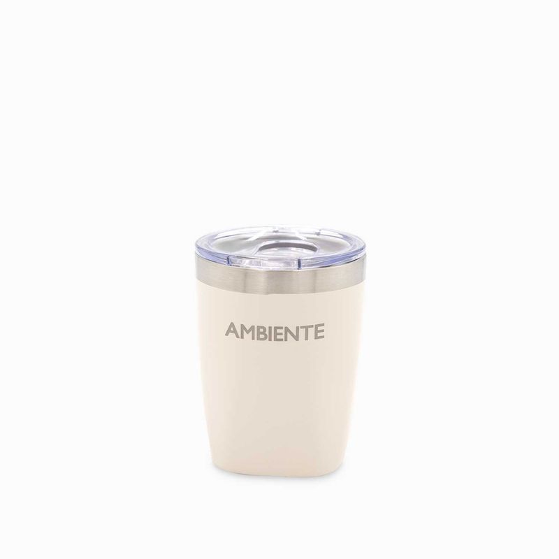 AMBIENTE GOURMET - Vaso doble pared beige 300ml Ambiente Gourmet