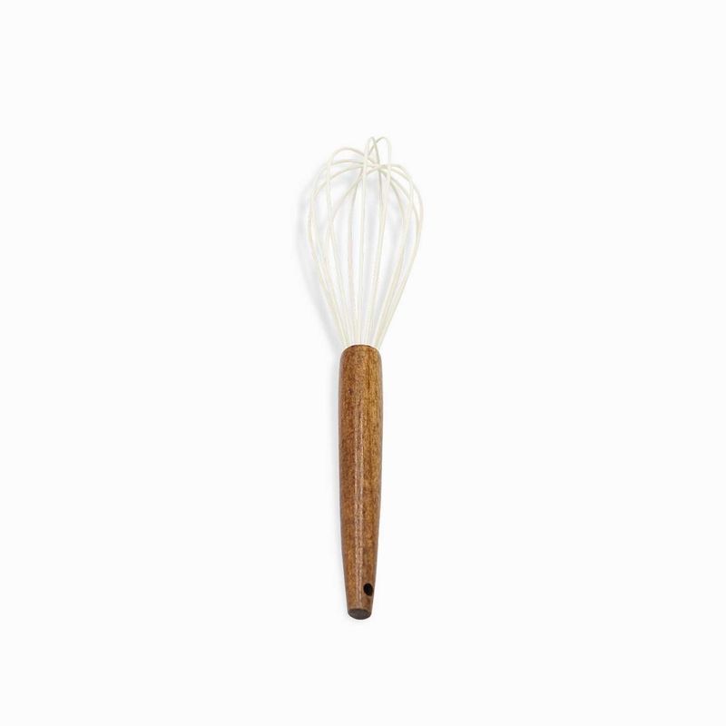 AMBIENTE GOURMET - Batidor silicona acacia blanco Ambiente Gourmet