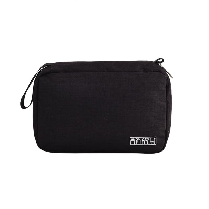 GENERICO - ORGANIZADOR COSMETIQUERA  MAQUILLAJE NECESER VIAJE-NEGRO