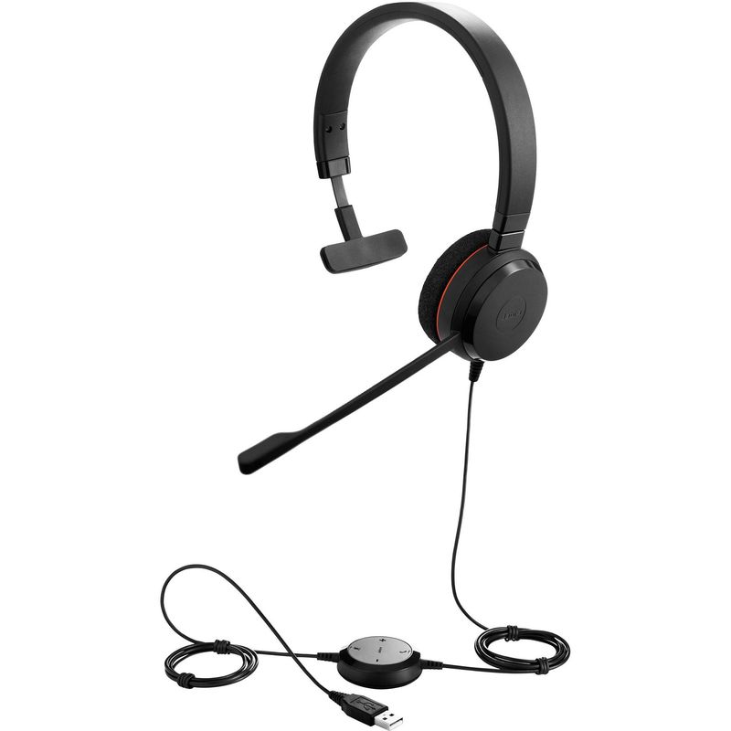 JABRA - Audífonos Diadema Jabra Evolve 20 MS Mono USB-A
