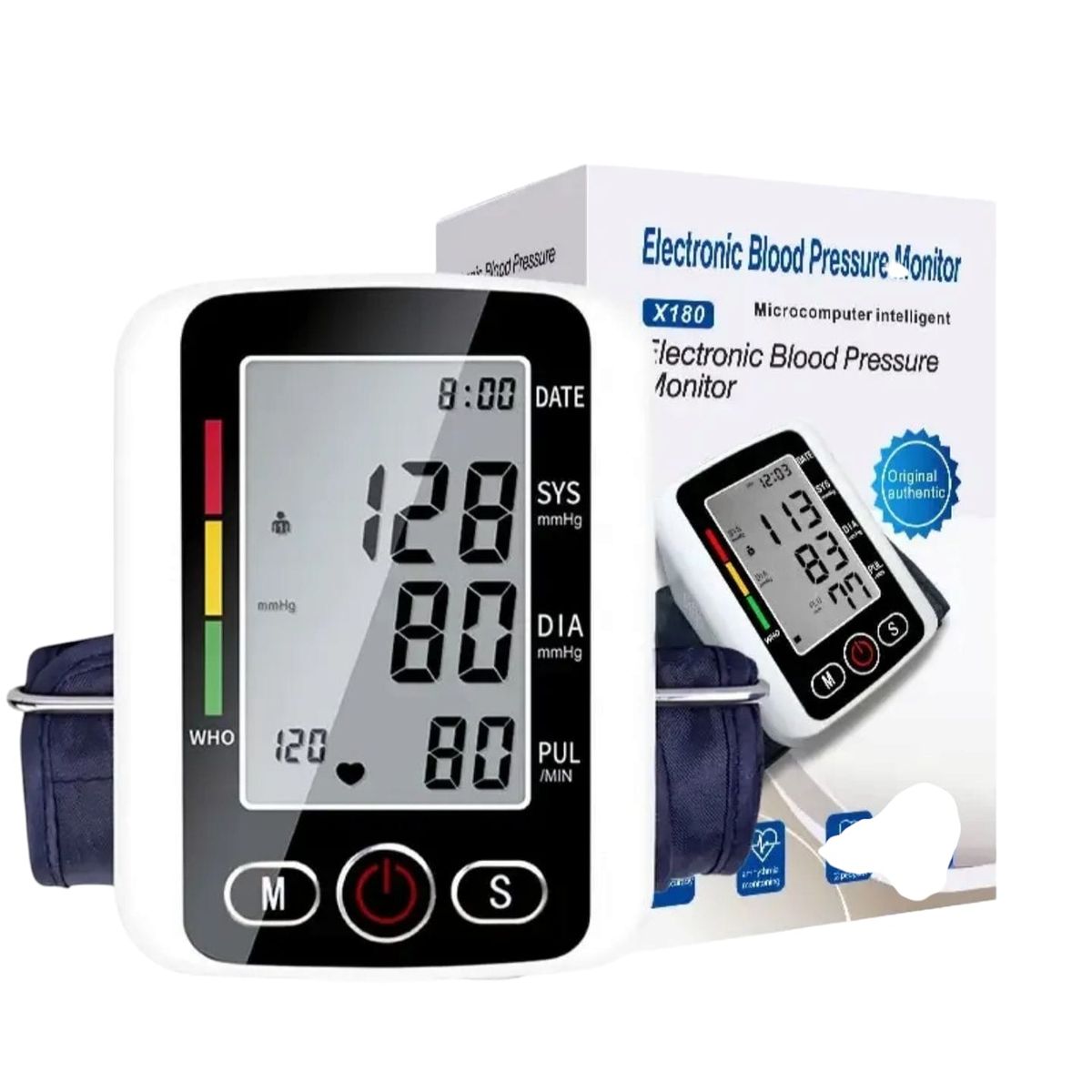 GENERICO - Tensiometro electronico digital automatico brazo funcion voz