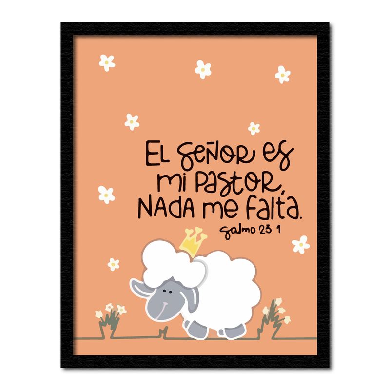 GENERICO - Cuadro Decorativo 21x29 marco en madera sin vidrio